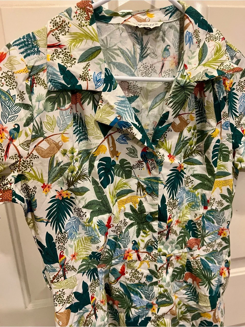 Royal Monk Floral Jungle Print Women's Dress - Multi